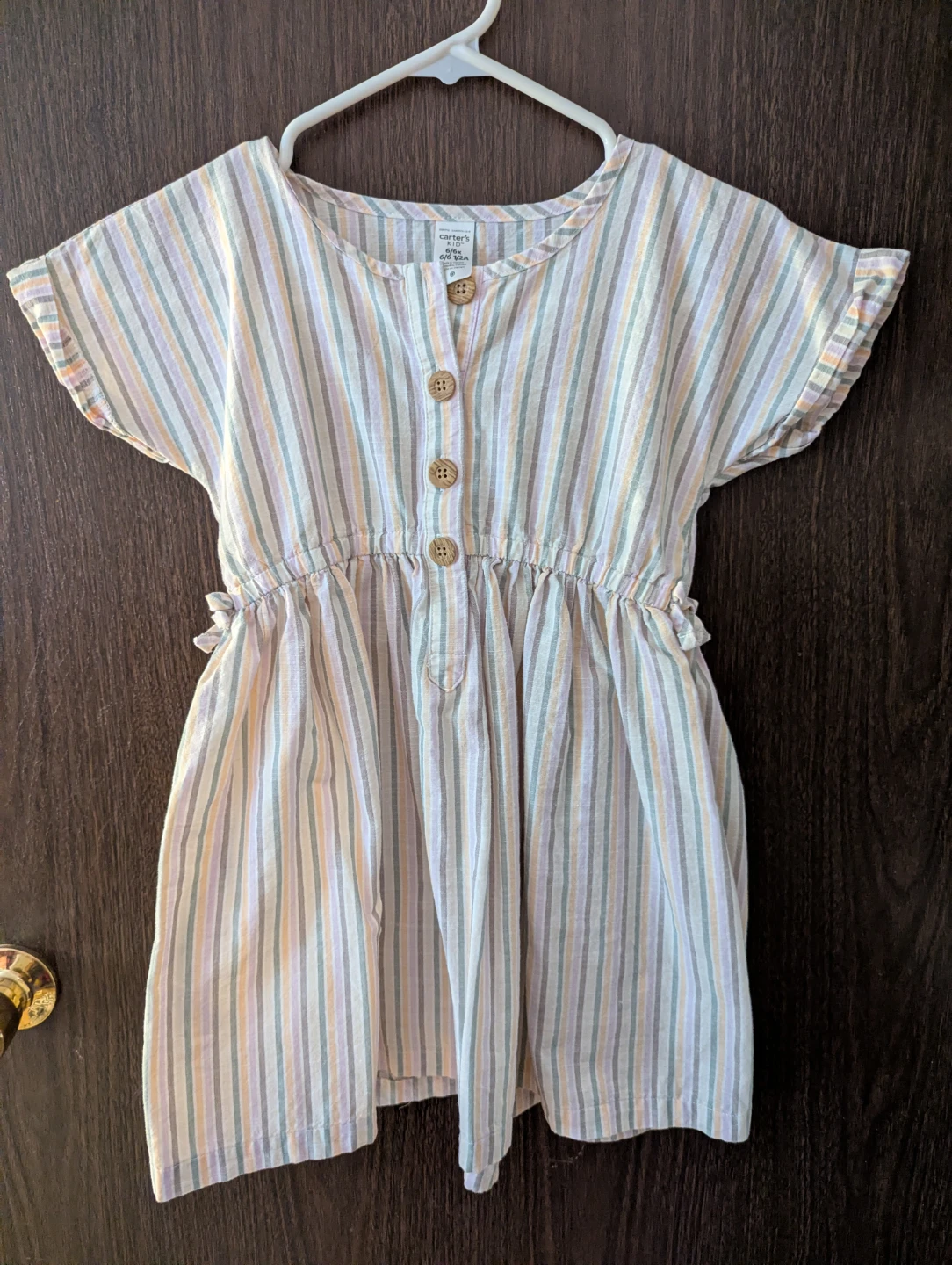 Carter's Kid Striped Dress Size 6/6x
