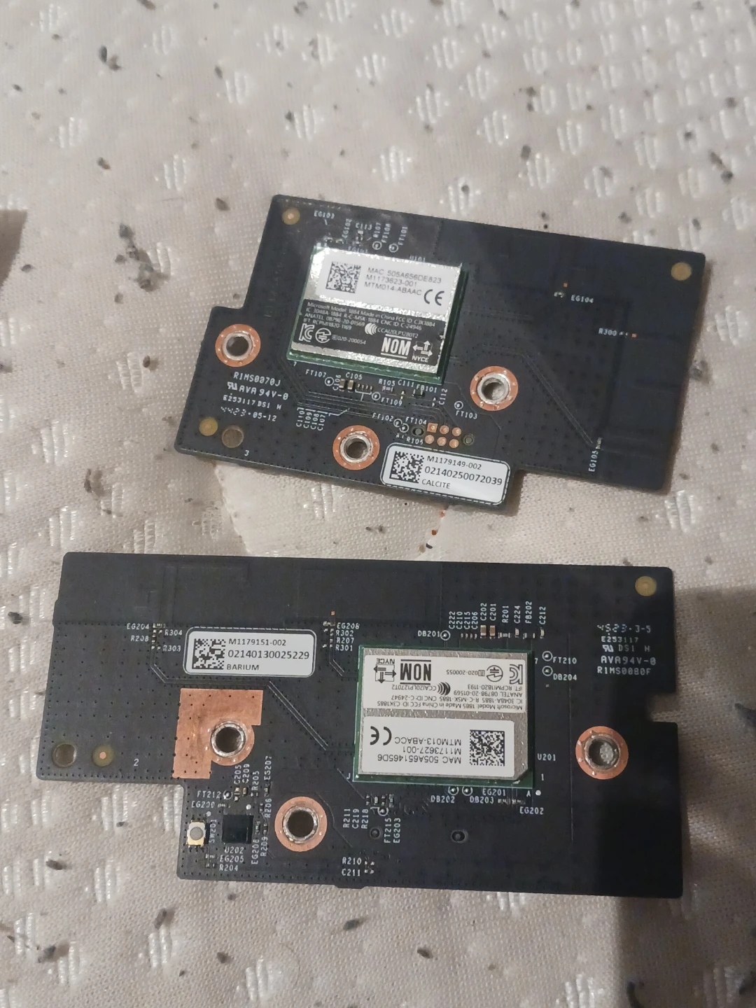 Microsoft Surface internal circuit board components