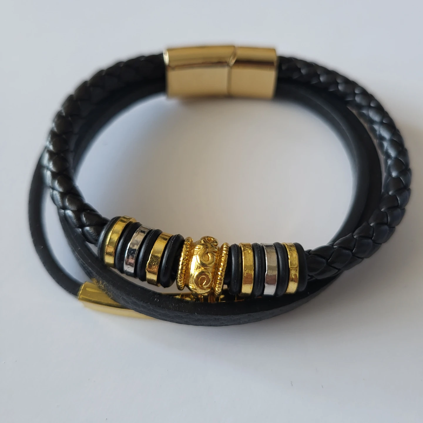 Assorted Mens Braided and Bead Bracelets - photo 2