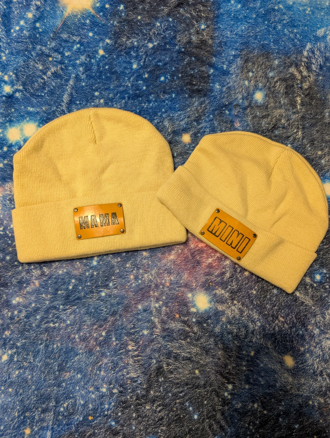 Matching Mama and Mini Beanie Set