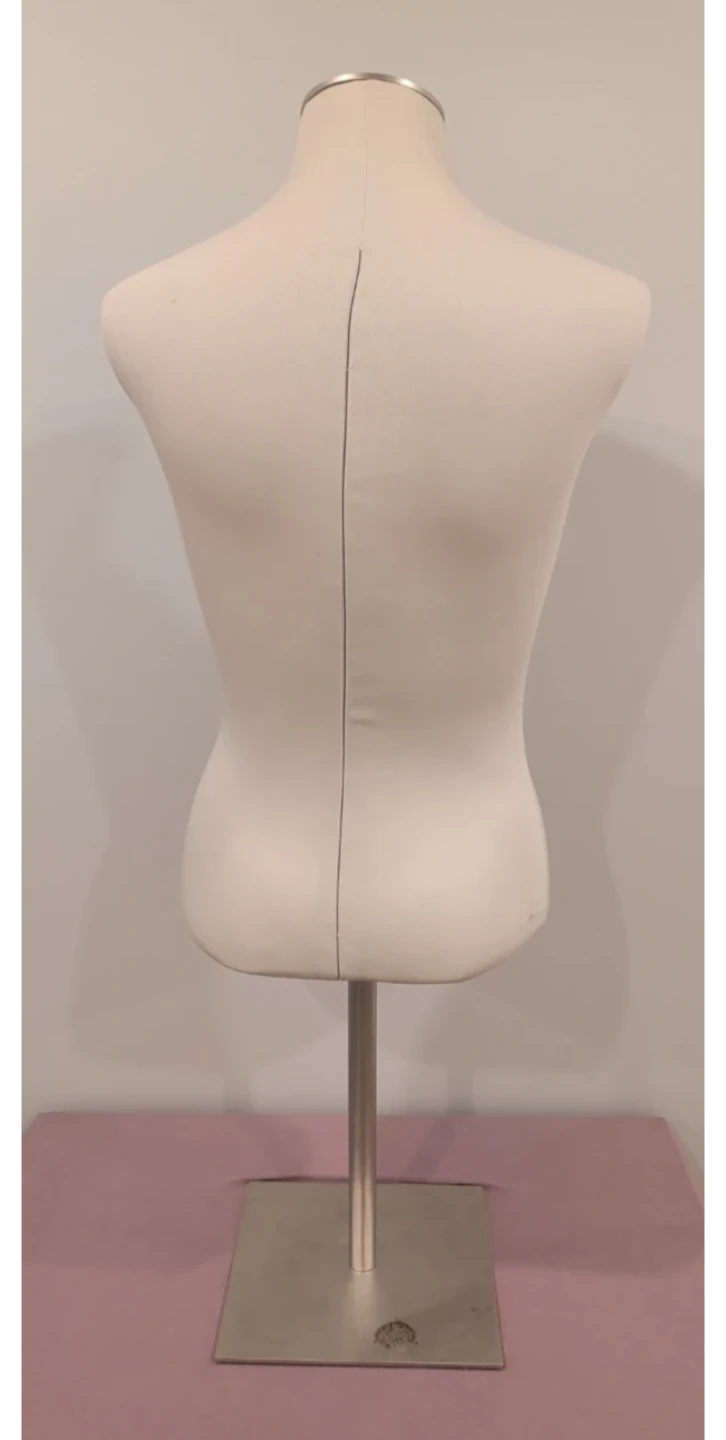 Female Tabletop Mannequin Torso with Adjustable Metal Stand - photo 3