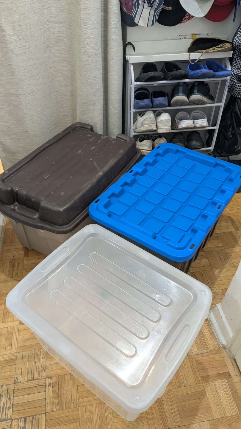 Big Huge Plastic Large Storage Box Bins Totes Containers to Org - photo 2