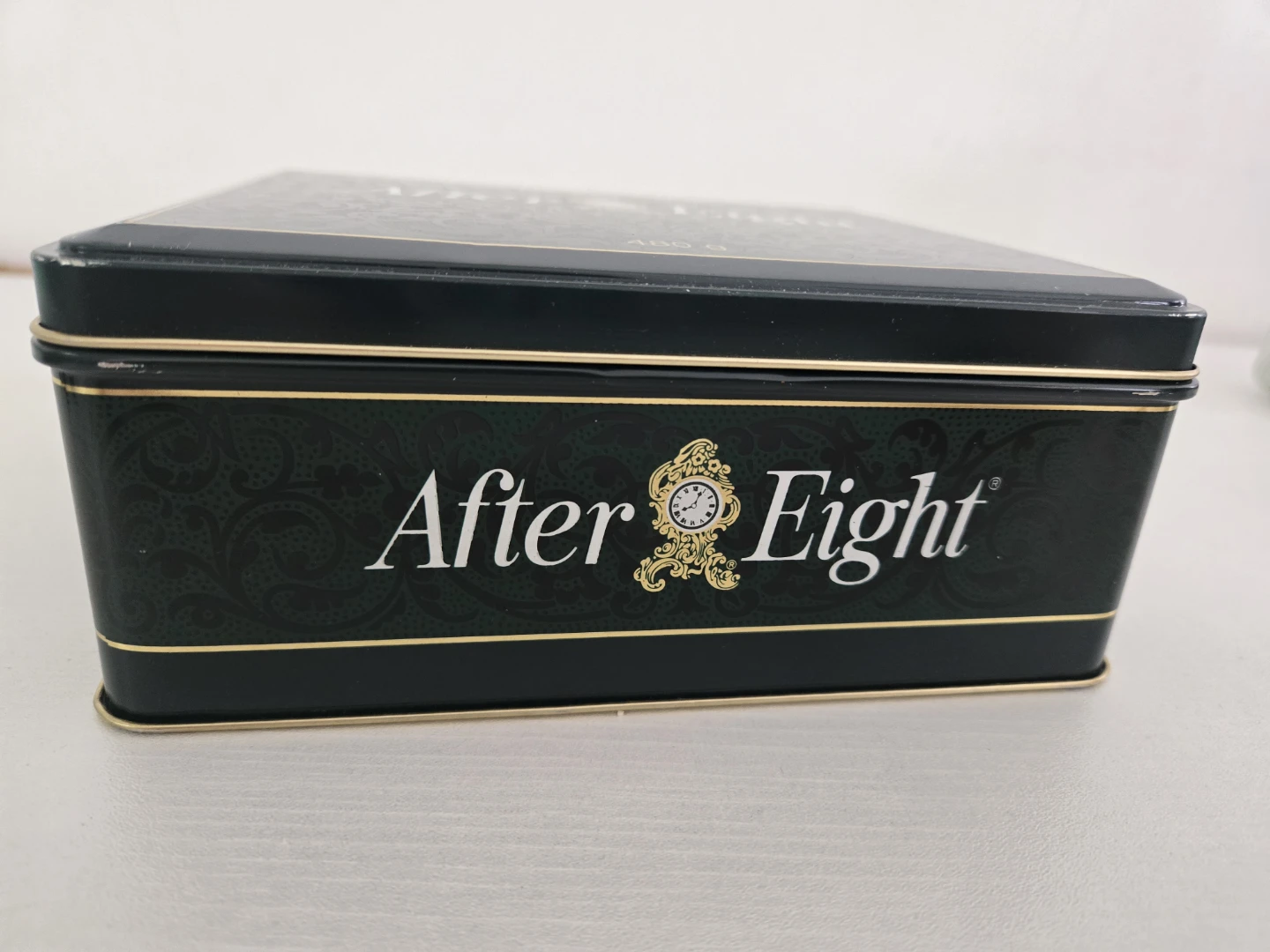 Vinage After Eight empty metal storage tin - photo 2