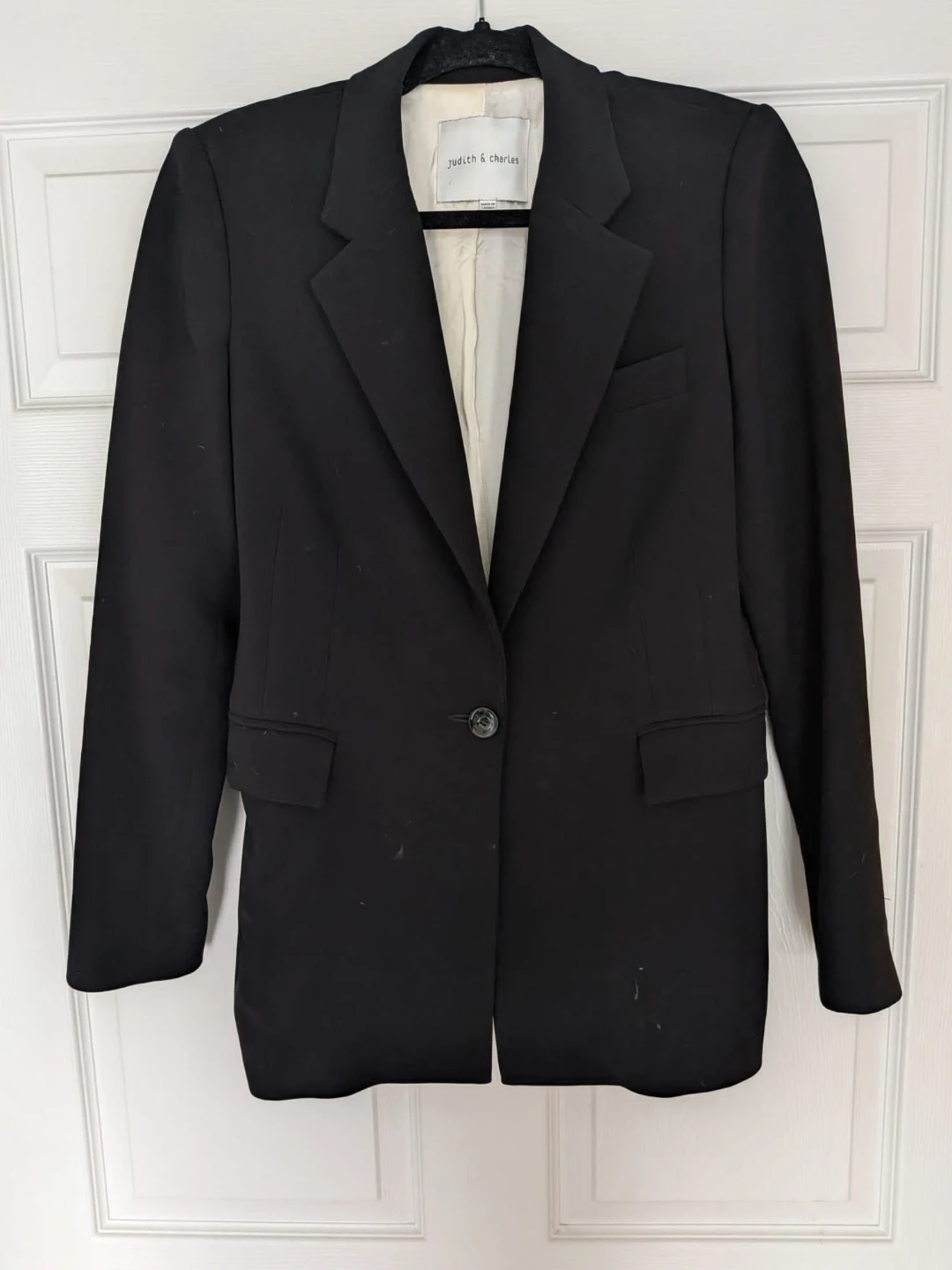 Judith & Charles Black Blazer
