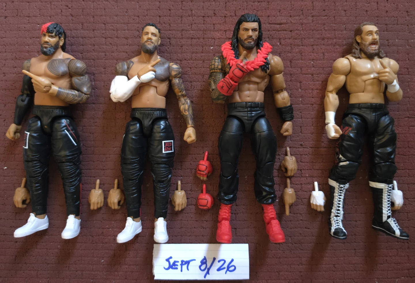 WWE Bloodline Action Figures - Set of 4