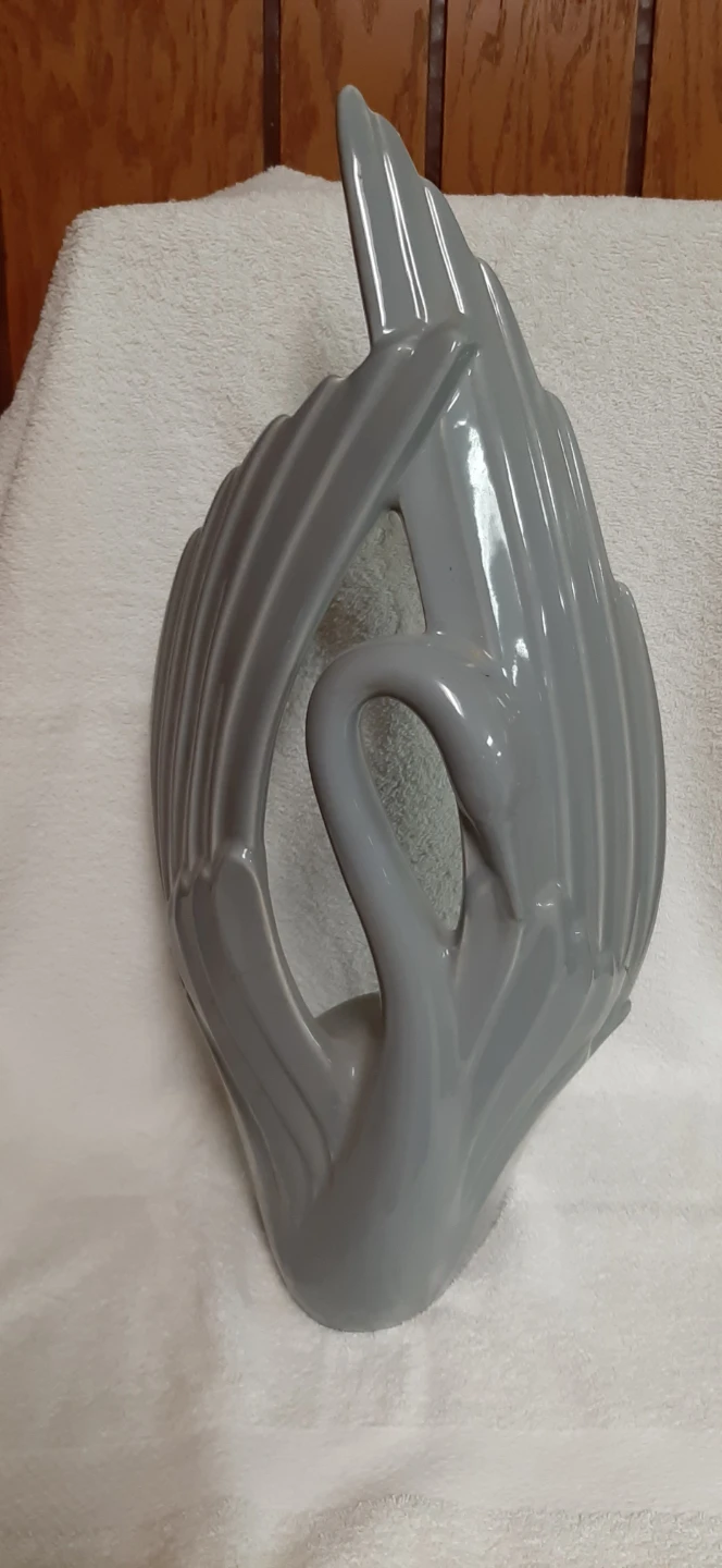 Vintage Haeger Ceramic Swan Sculpture#6038