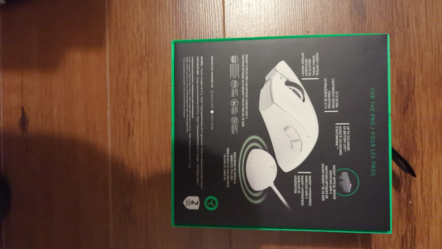 Razer deathadder v4 pro white edition  new open box - photo 2