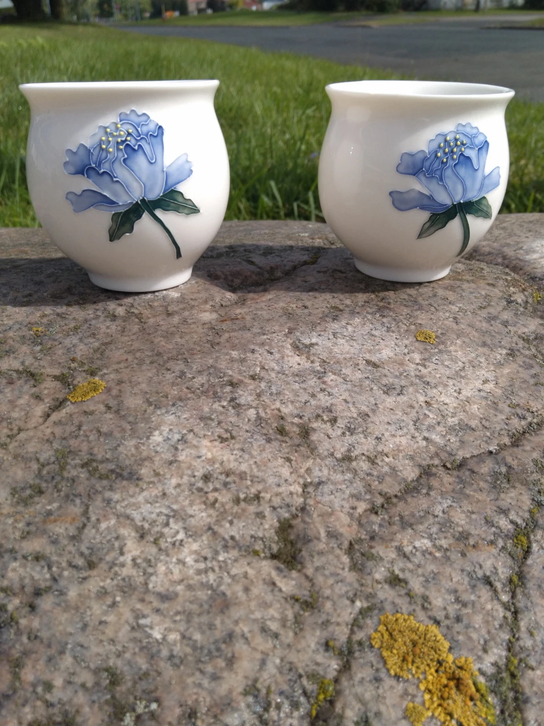 🍶 Vintage Japanese Porcelain Sake Cups - Set of 2 - photo 4