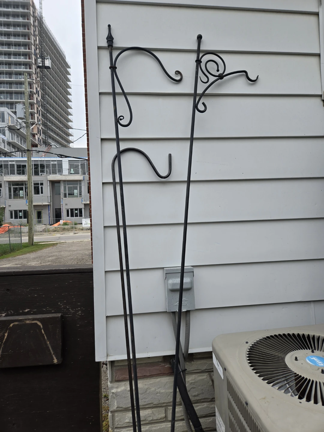 Two Metal Shepherd Hooks. Take all 3 for 20 - photo 2