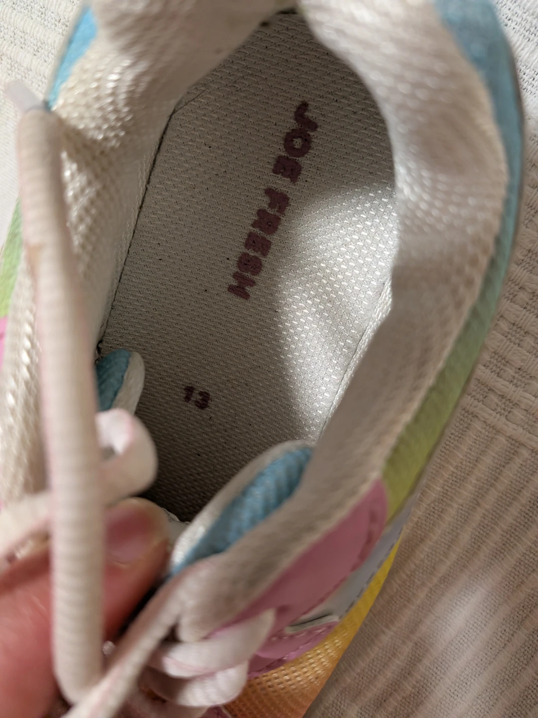 Kids Joe Fresh multicolour sneakers size 13 🏈 - photo 2