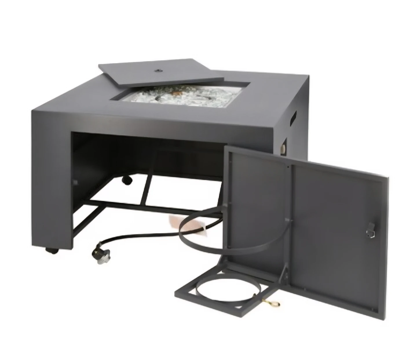 Square Gas Fire Pit