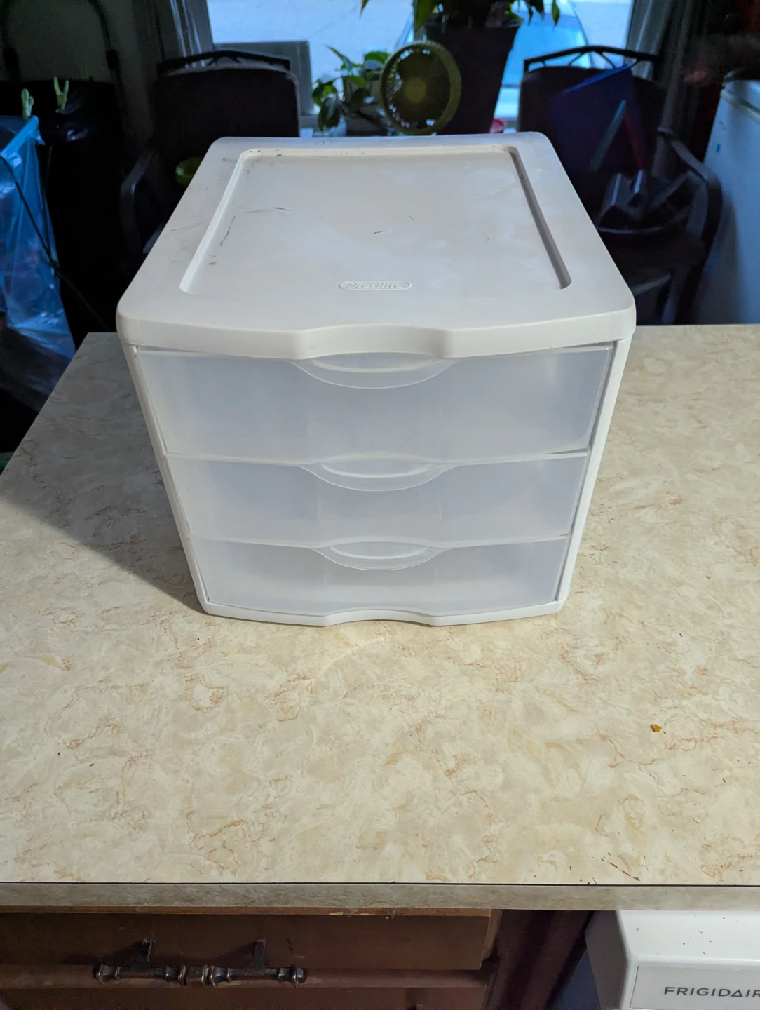 Sterlite 3 Drawer Tabletop Storage Unit
