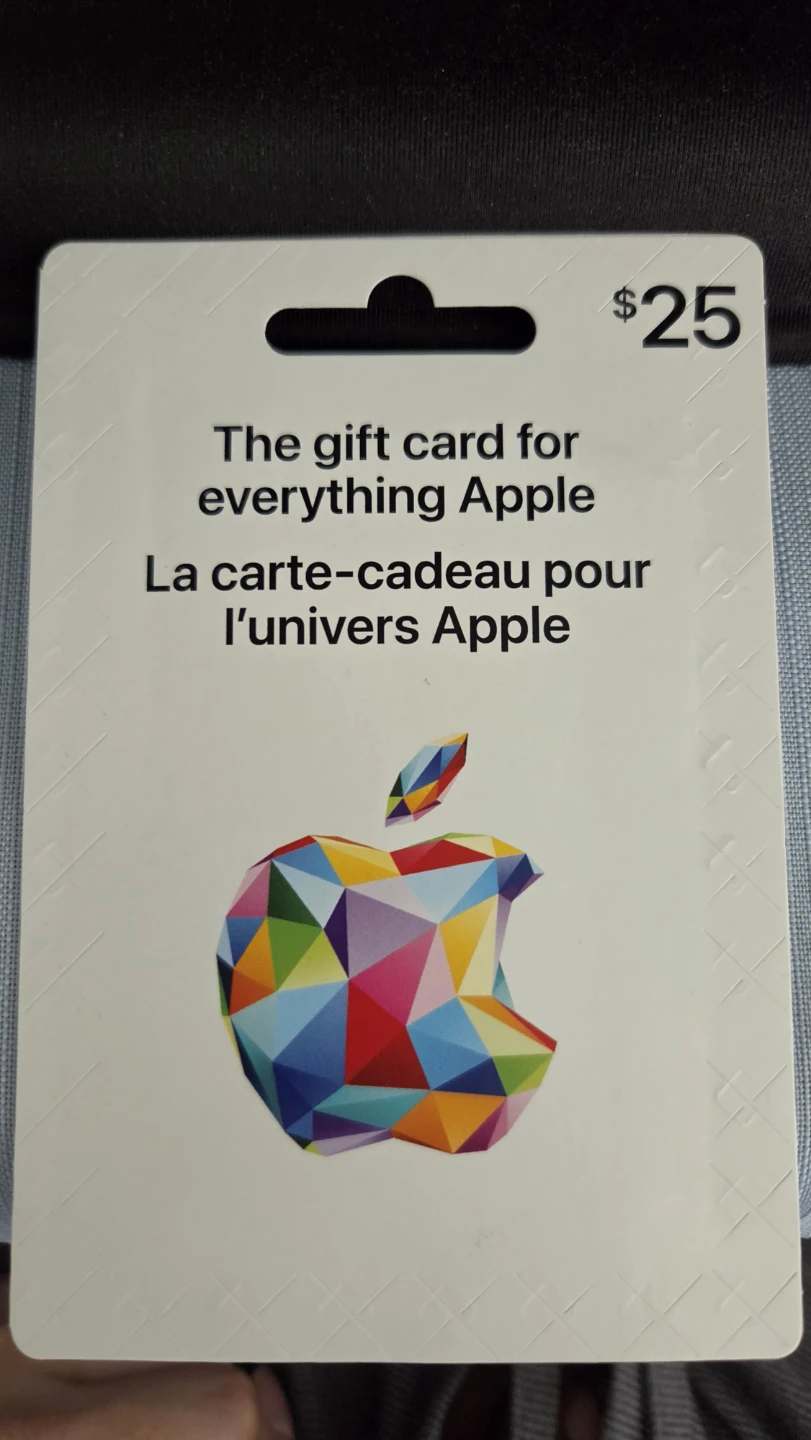Apple $25 Gift Card