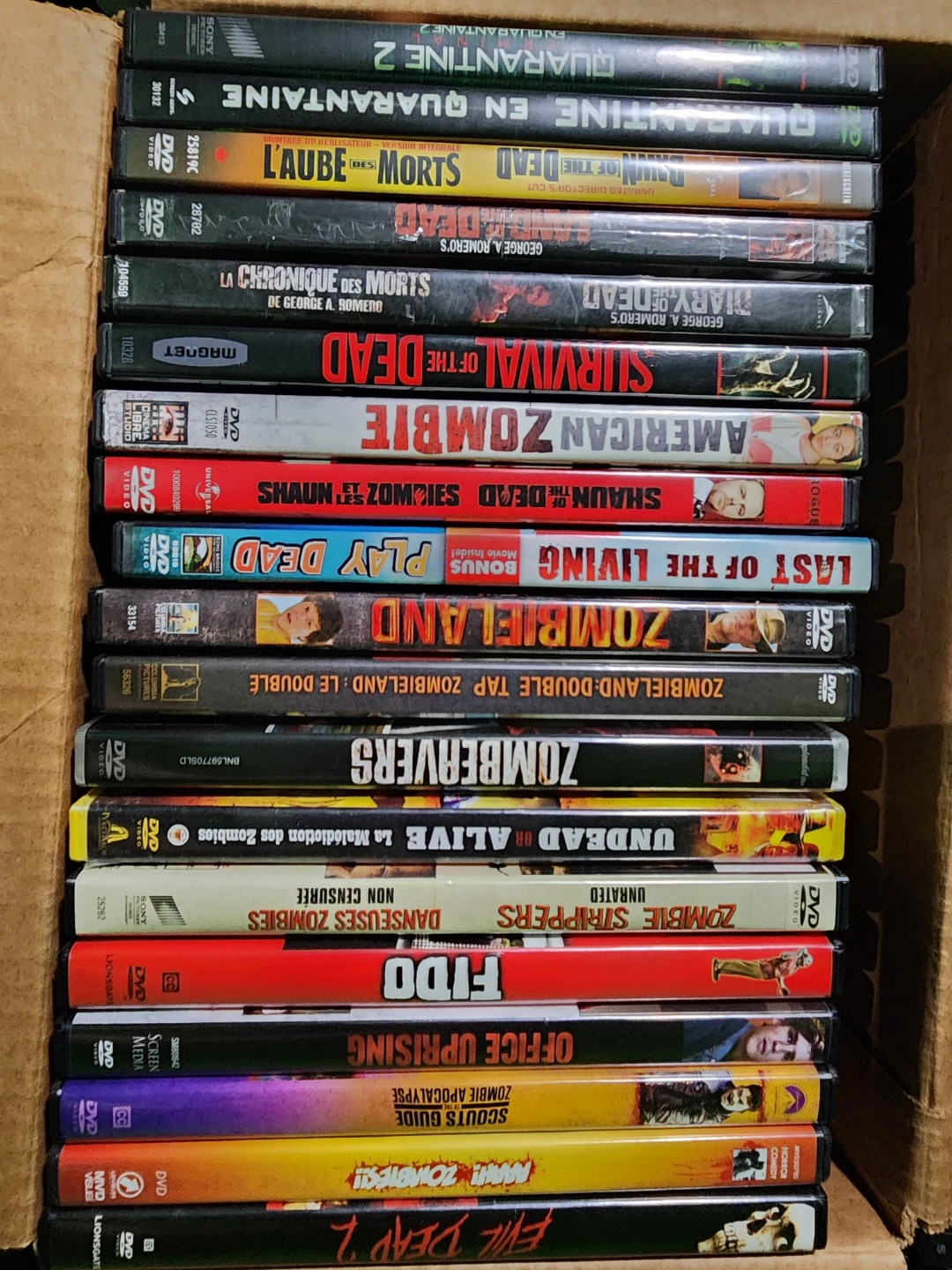 Zombie Horror DVD Movies lot