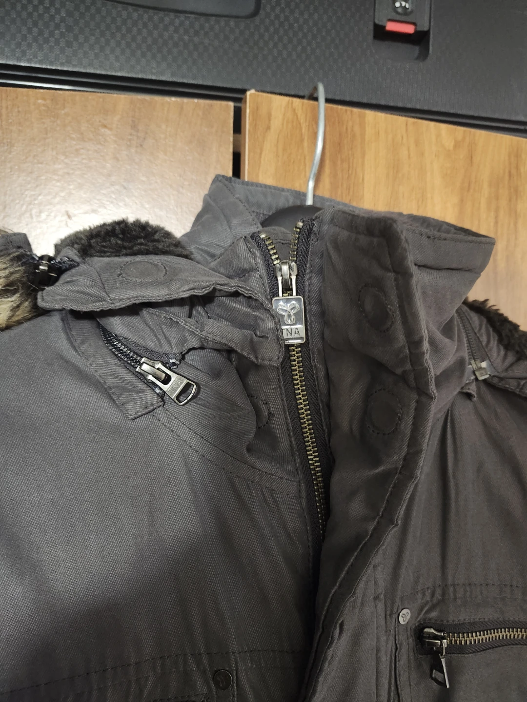 TNA Grey Parka Jacket - photo 2