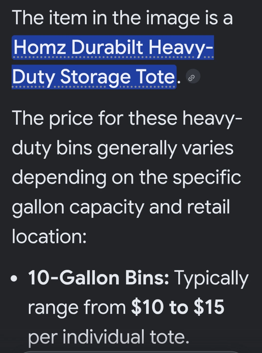 Homz Durabilt Heavy-Duty Storage Tote ✨️ - photo 4