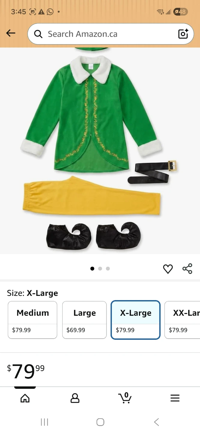 Morph Elf Costume for Men - Adult Male Elf Outfit - photo 2