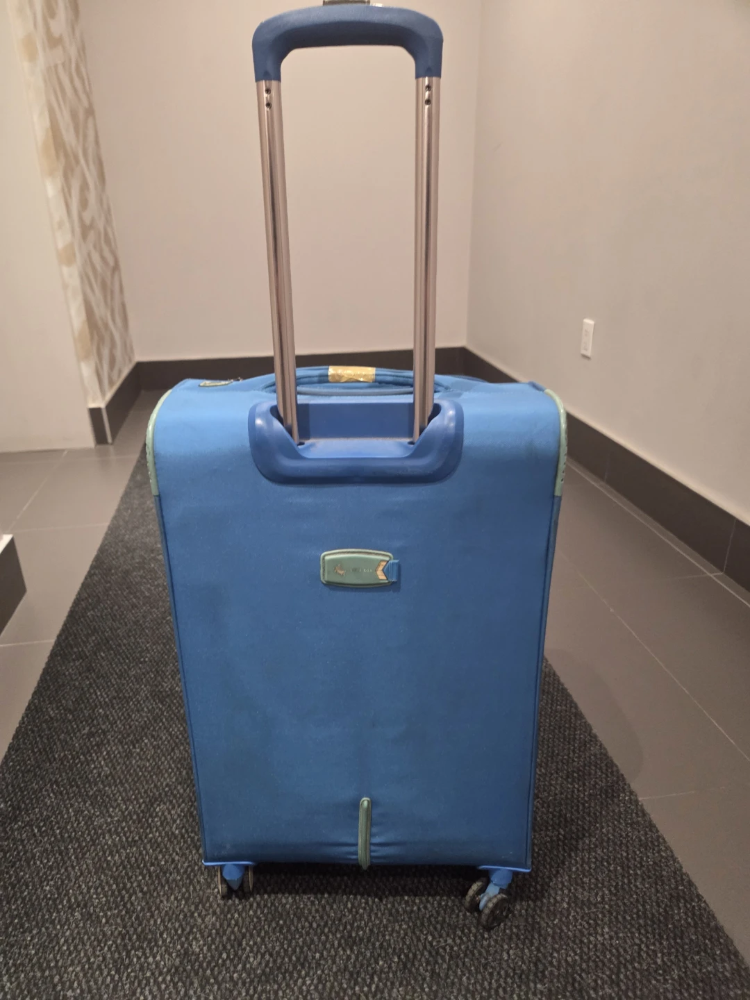 Blue Rolling Suitcase - photo 2