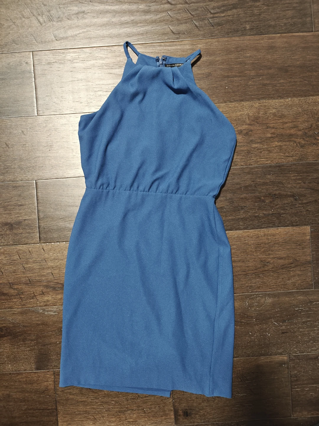 Banana Republic Blue Halter Dress