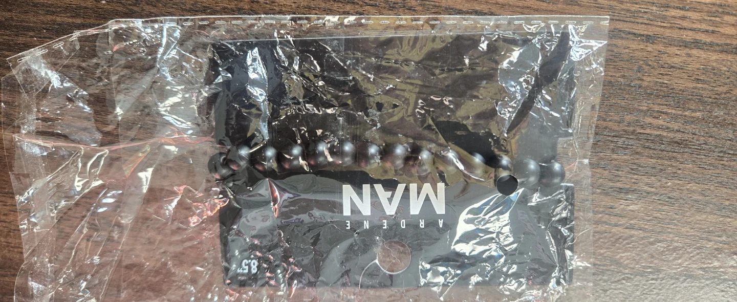 Ardene Man Matte Black Bead Bracelet - photo 2
