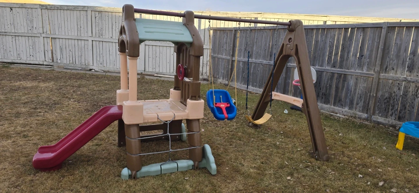 Little Tikes Kids Play Set with Slide & Swings - photo 2