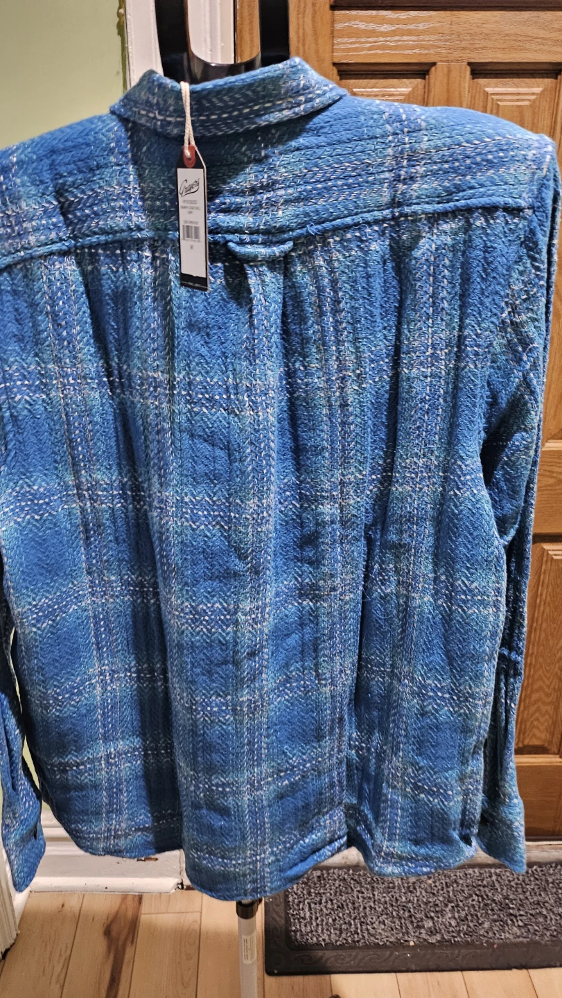 Grayers Brawny Loose Twill Shirt - Cobalt Green - photo 4