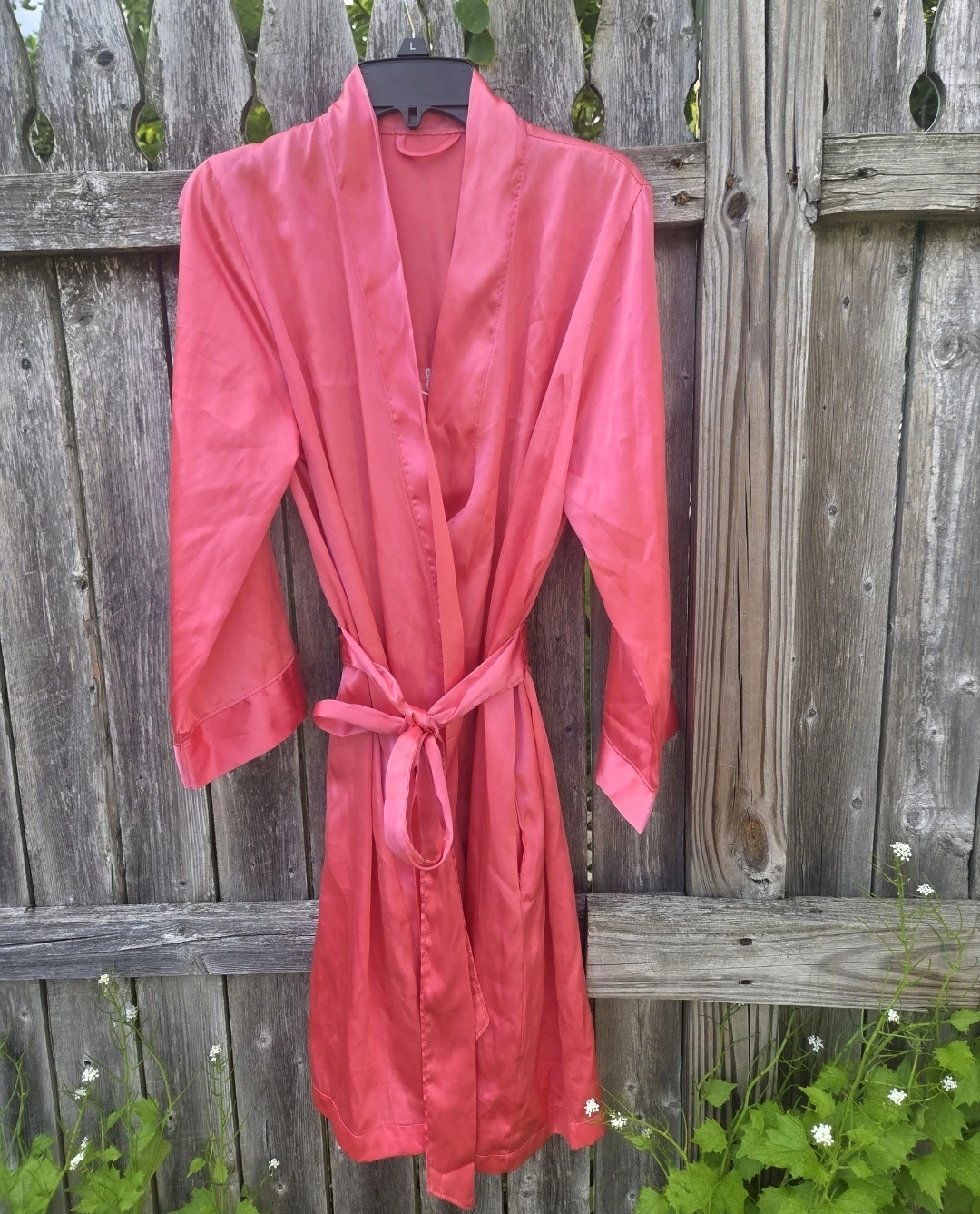 Pink Bridesmaid Satin Robe