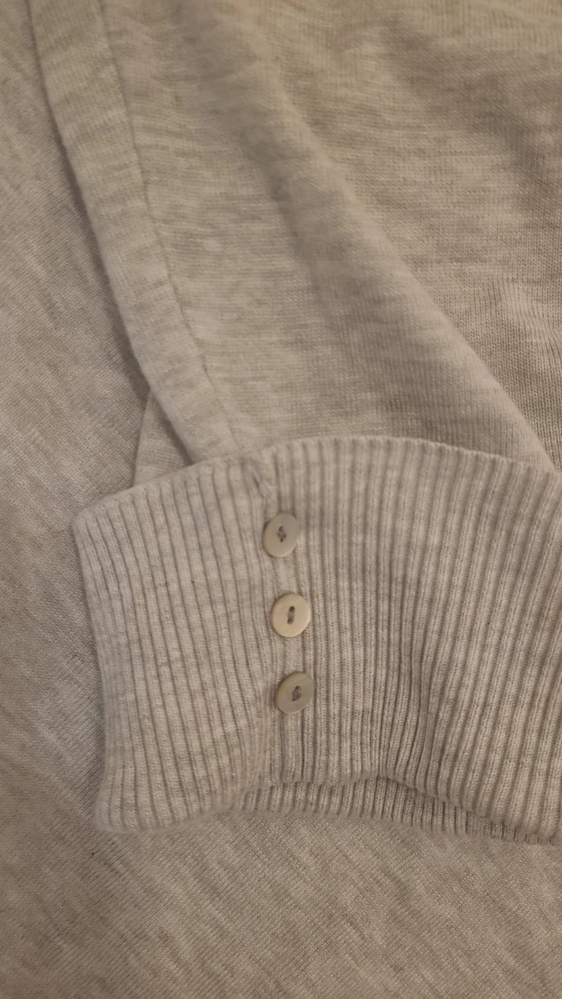 Light Grey Batwing Sleeve Sweater - photo 2