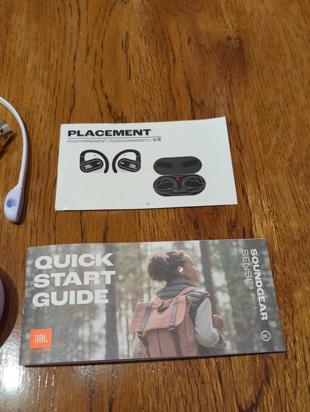 JBL Soundgear Sense Wireless Earbuds new with case