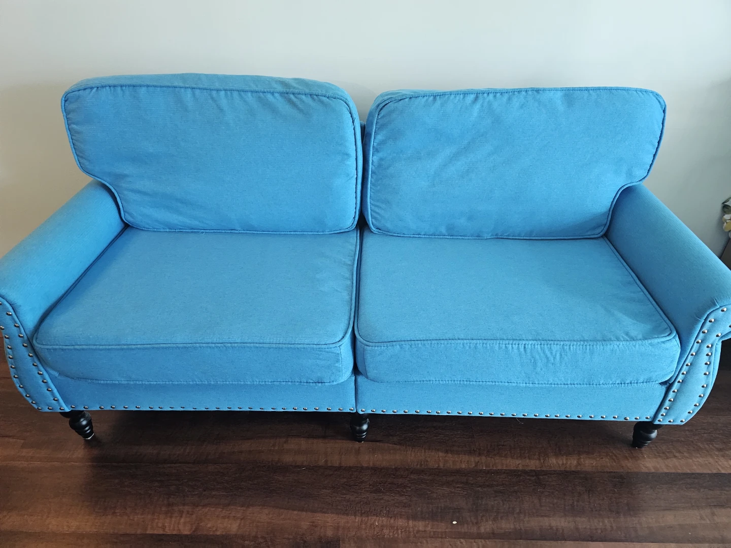 Blue beautiful couch - photo 3