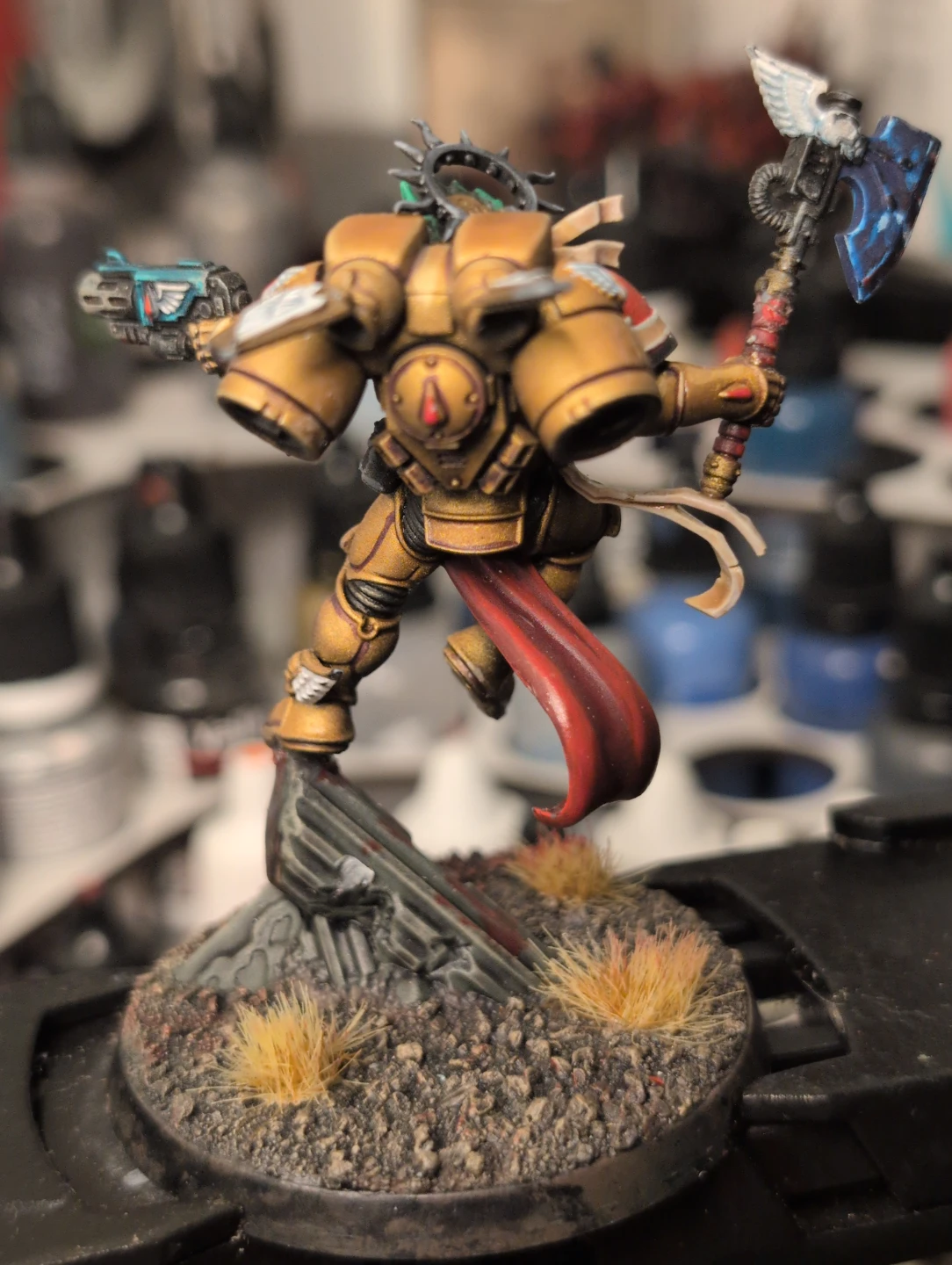 Warhammer 40k Blood Angels Dante Miniature - photo 4