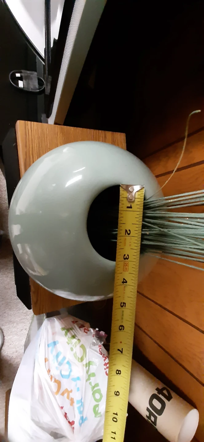 Seafoam Green Haeger vase, #4306. - photo 3