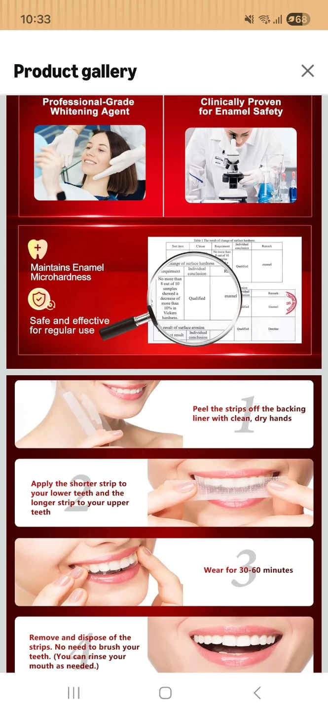 Luiable Teeth Whitening Strips - photo 4