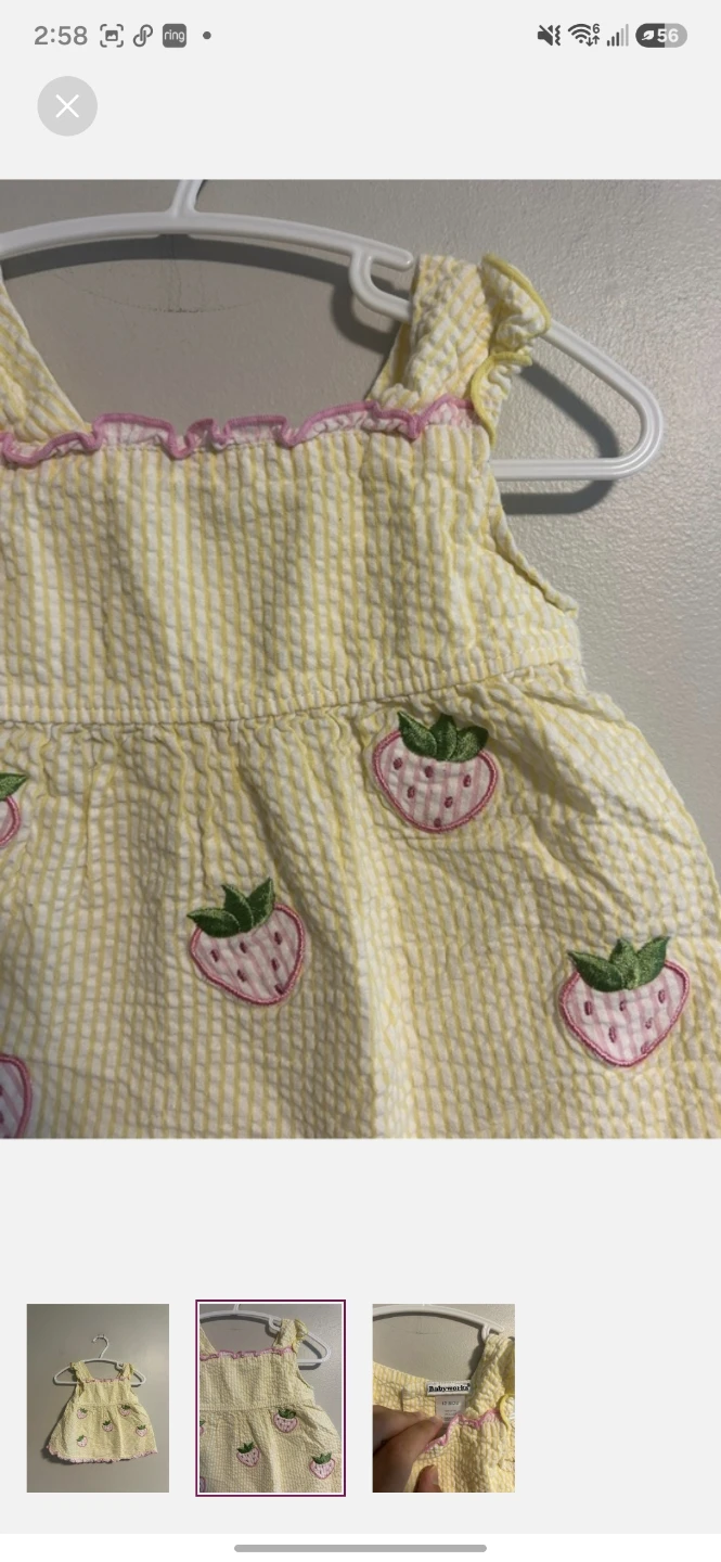 Babyworks yellow strawberry dress - photo 2