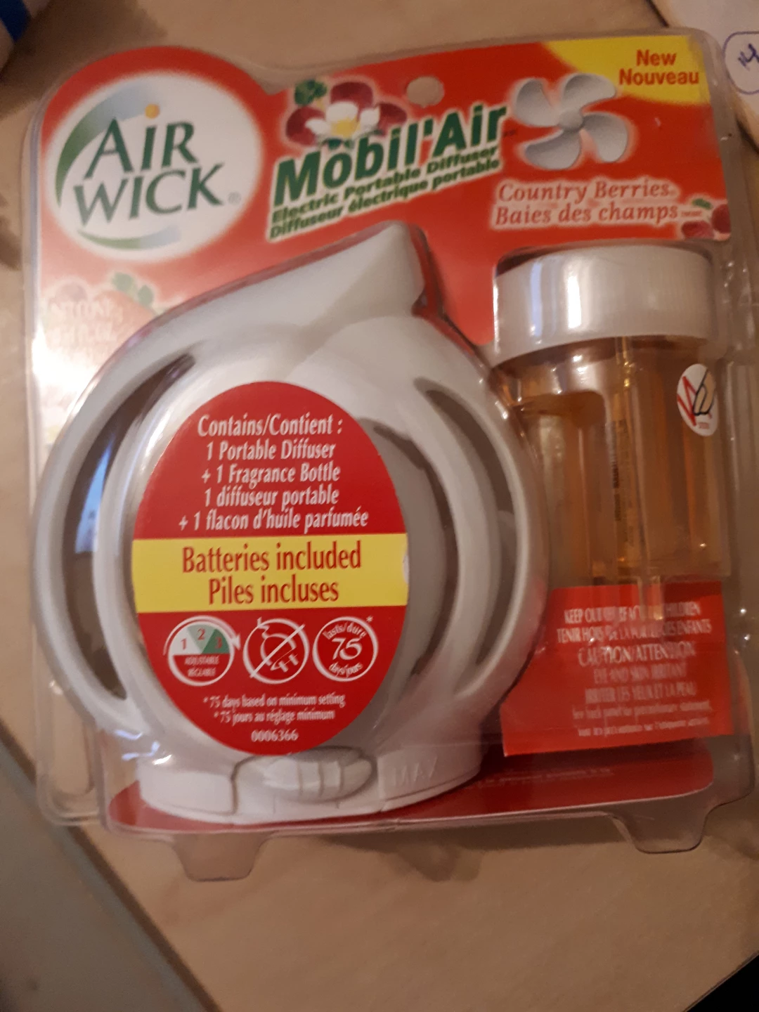 Air Wick Mobil'Air Portable Diffuser - Country Berries
