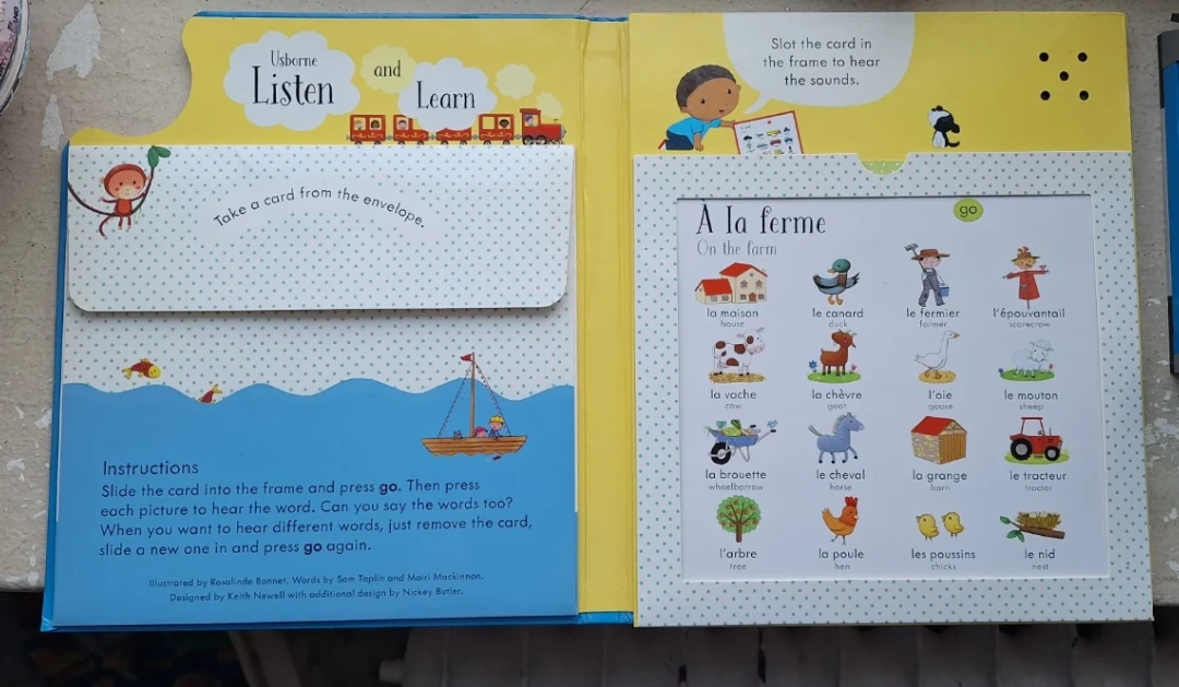 Usborne Listen and Learn First French Words🏈 - photo 2