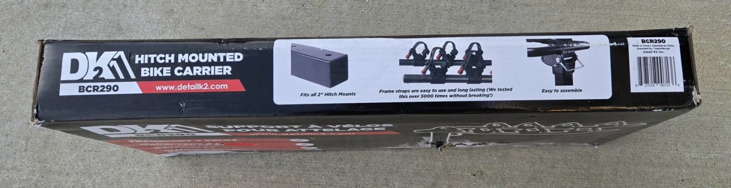 DK2 Hitch Mounted Bike Carrier - Up to 4 Bikes - BNIB - photo 2