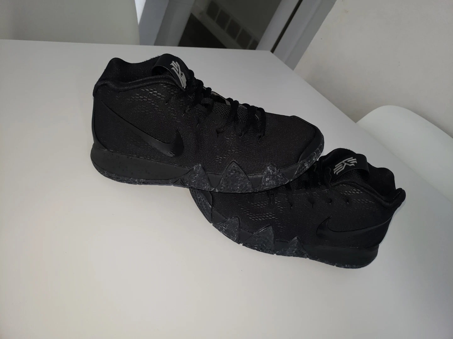 Nike Kyrie 4 Black Basketball Shoes - photo 5