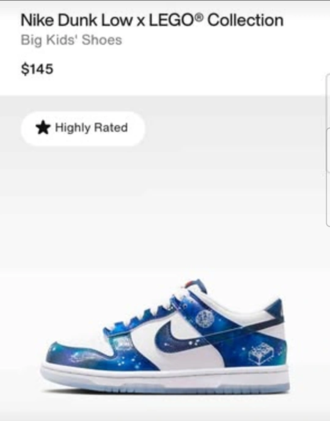 Nike Dunk Low x LEGO Collection Big Kids' Shoes Size 5Y - photo 4