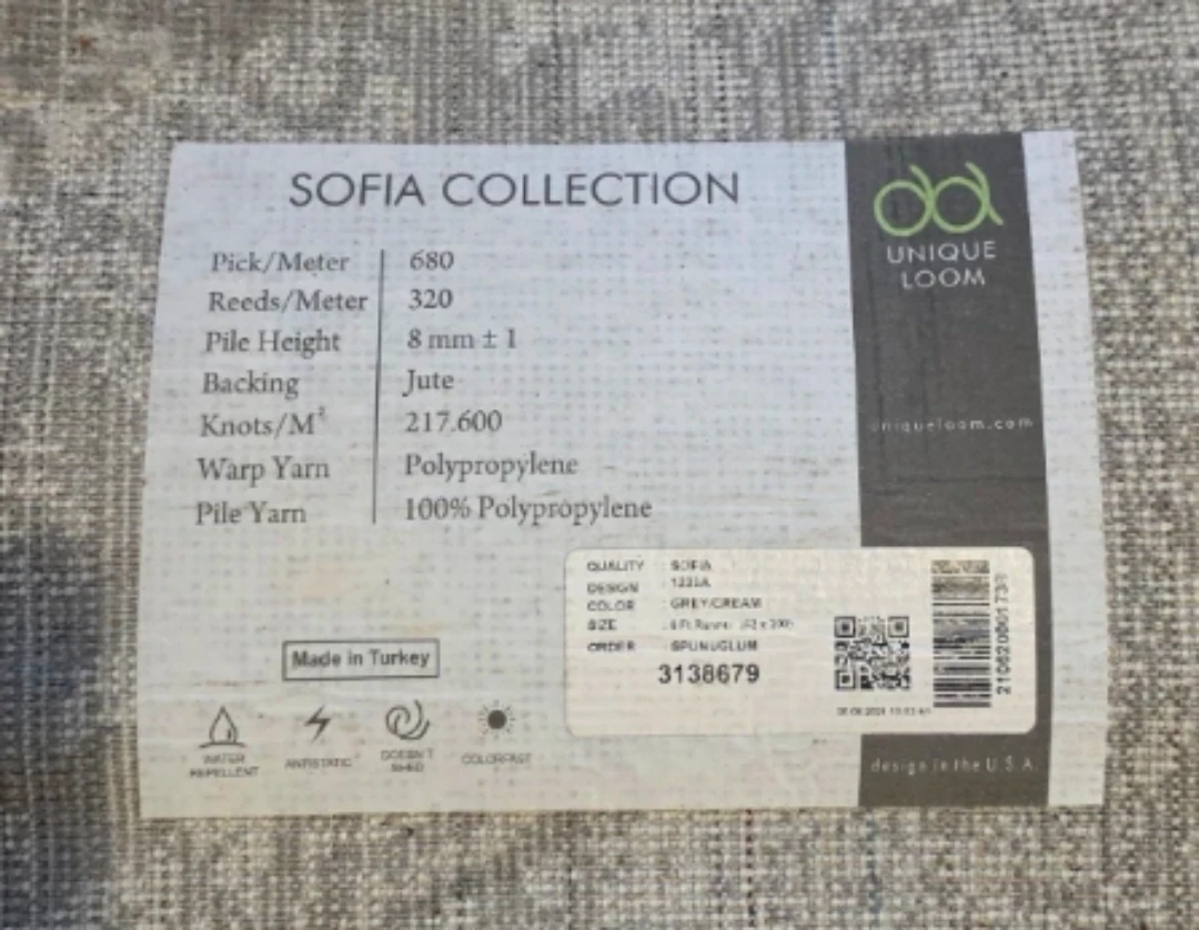 Unique Loom Sofia Collection Runner Rug - photo 3