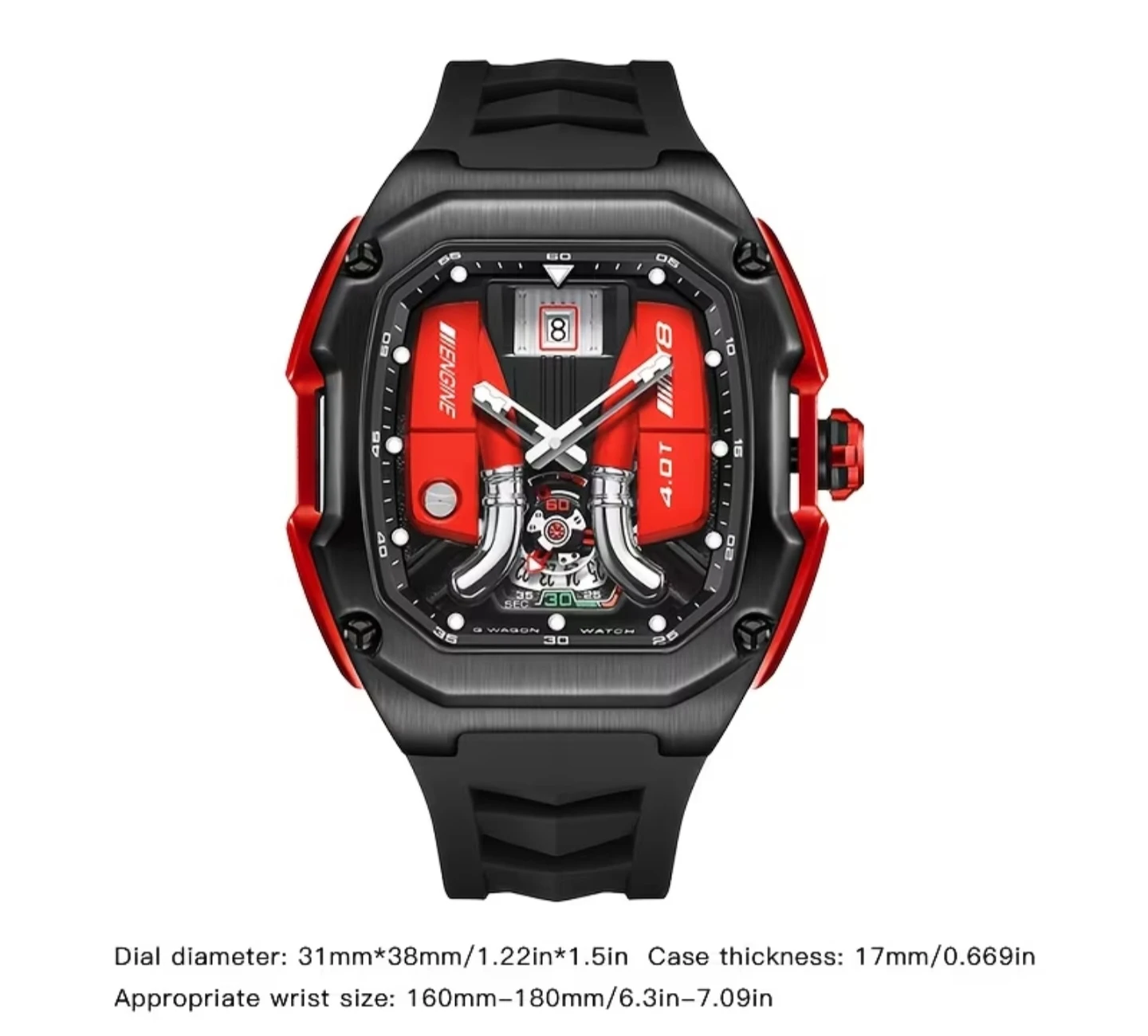 G Wagon Engine Themed Watch
