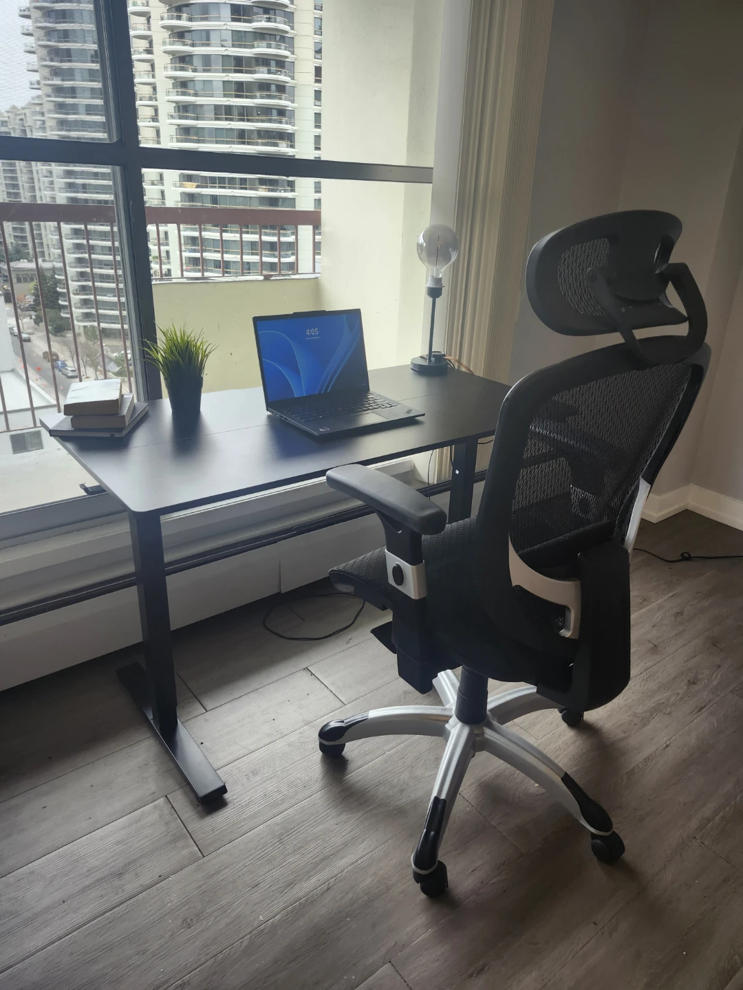 Black Electric Standing Desk