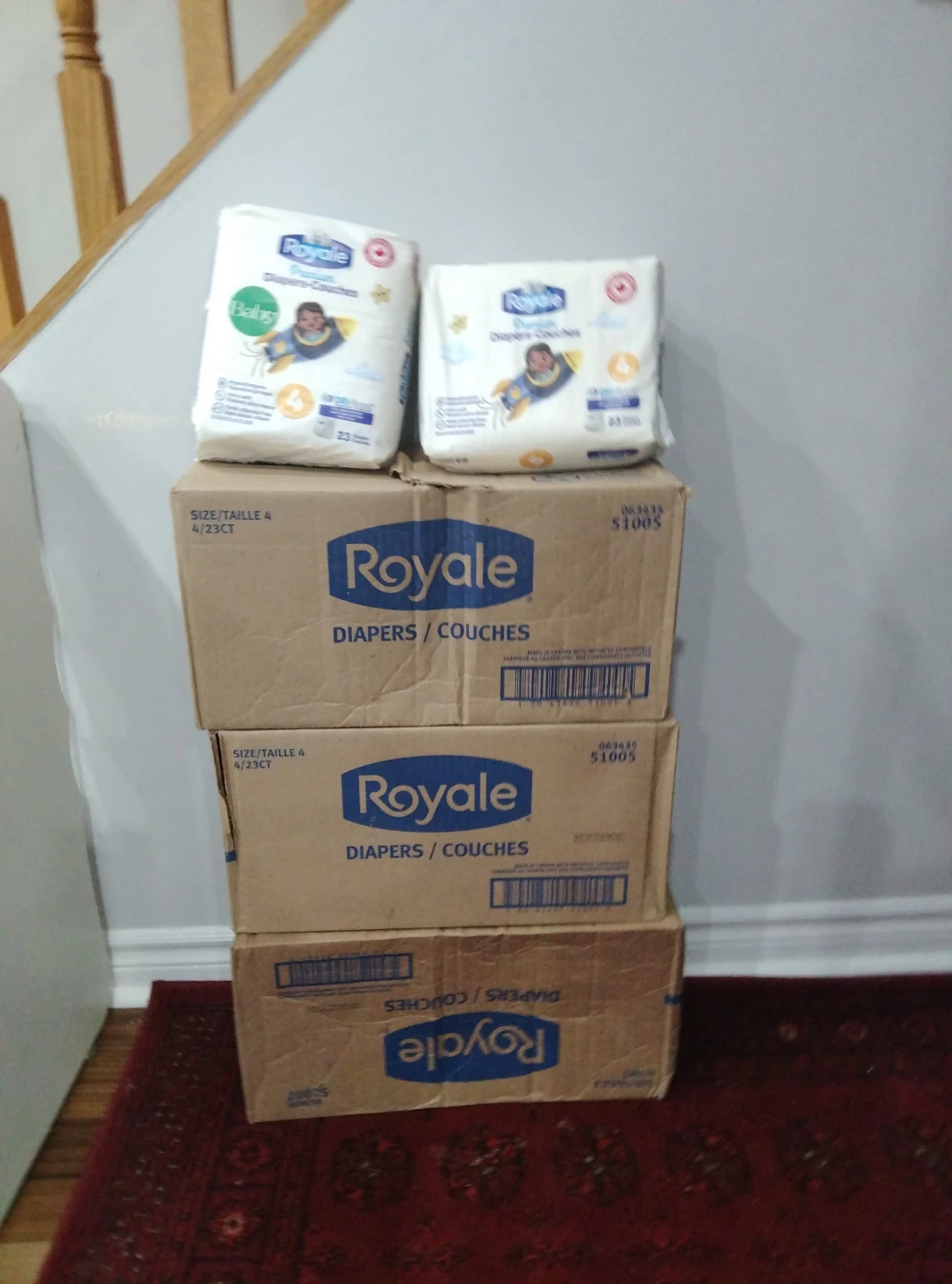 Royale Premium Baby Diapers Size 4