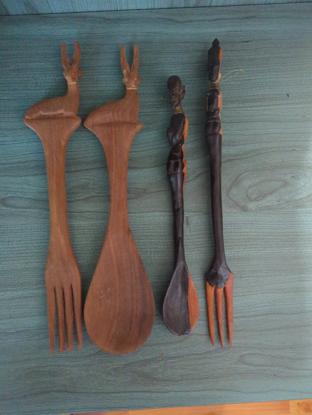 Decorative Wooden Utensil Set