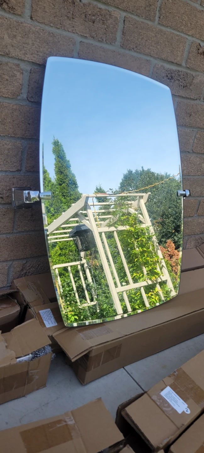 Wall Mounted Pivoting Bathroom Mirror - photo 3