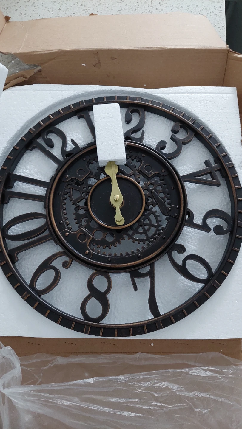 Industrial Style Wall Clock - photo 5