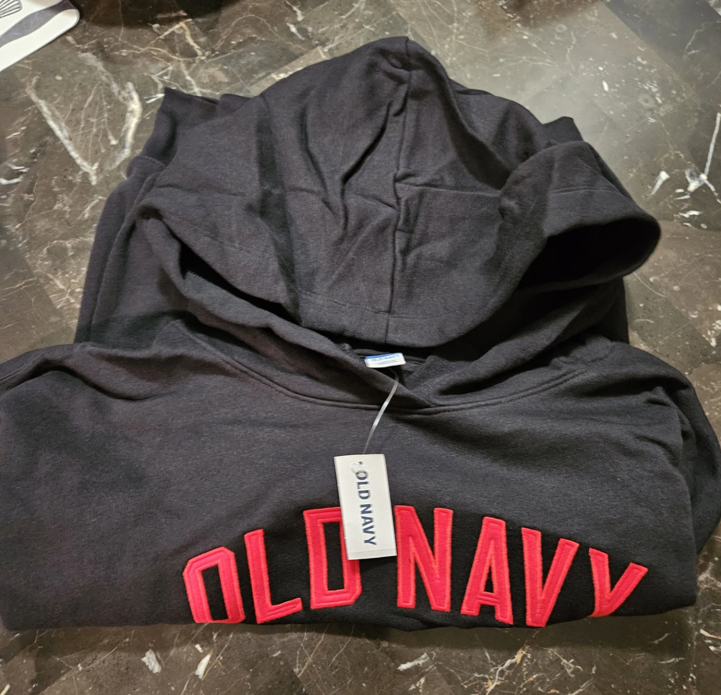New Old Navy Black Maple Leaf Hoodie - photo 2