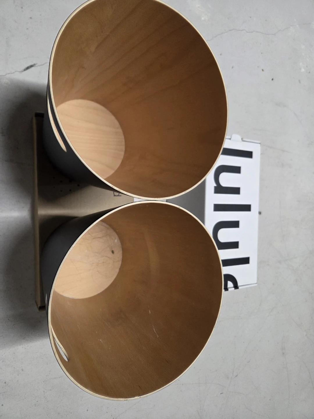 Two Umbra Wood Waste Bins - photo 4