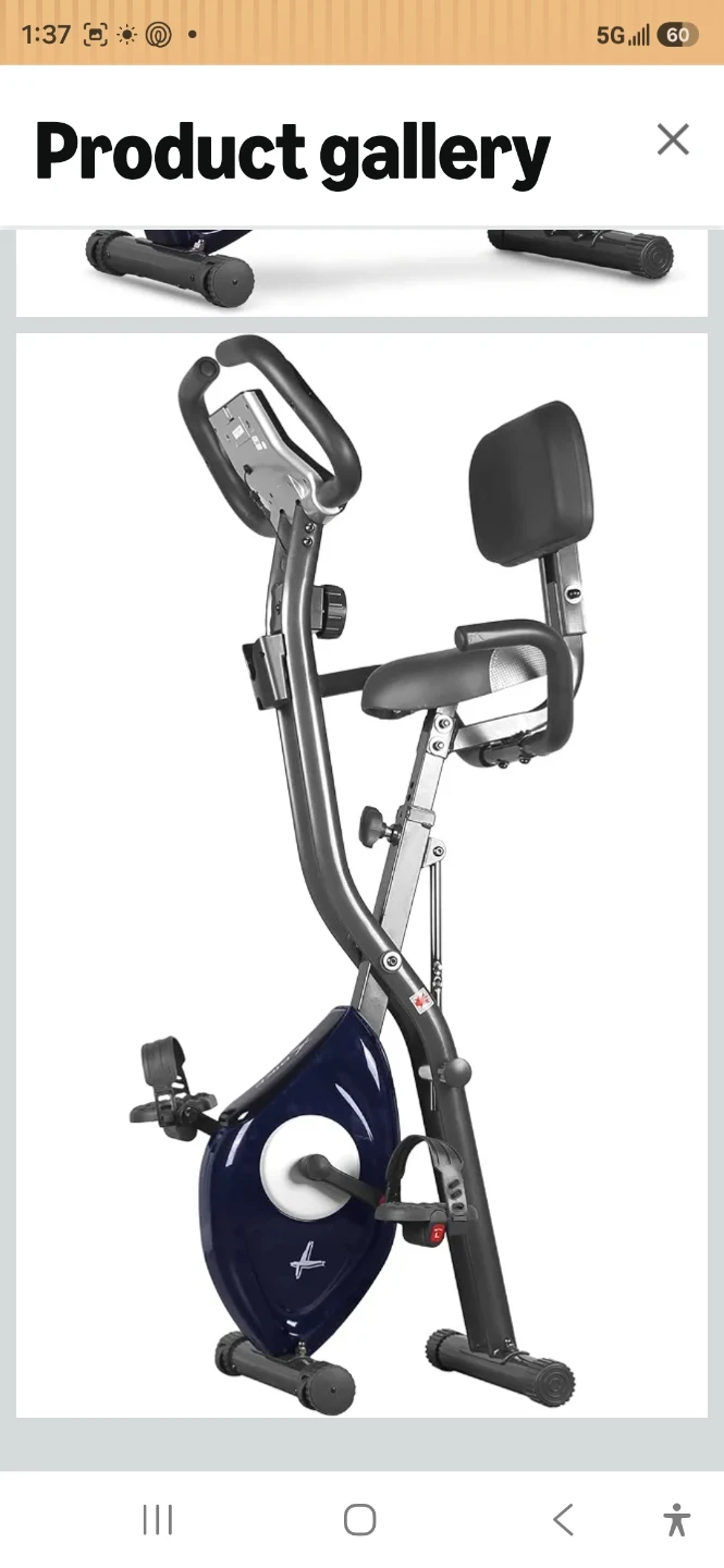 3-in-1 Folding Exercise Bike - photo 2