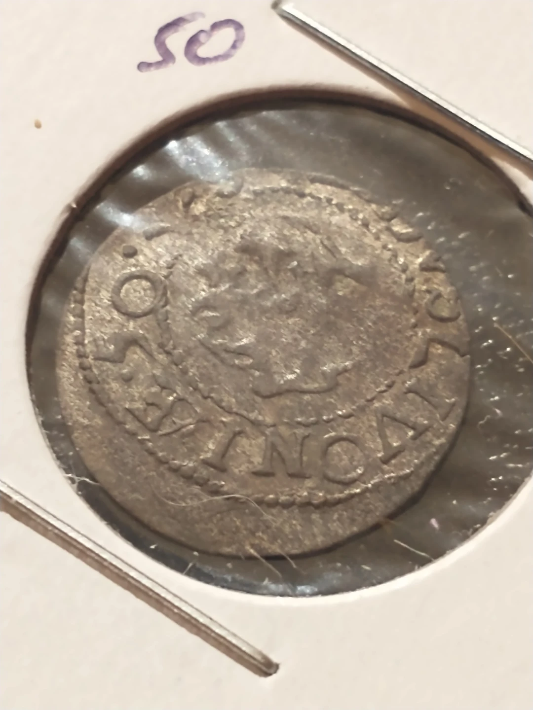 1650 Christina of Sweden Livonia Coin, PLC
